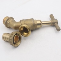 Robinet d'arrêt en laiton de 3/4 ''pour tuyau d'eau de jardin