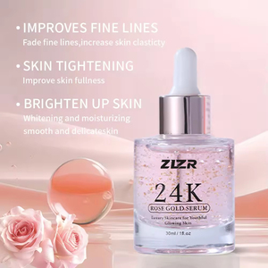 Suero Facial Personalizado con Vitamina E, Ácido Hialurónico, Oro de Caviar 24k y Rosa para el Cuidado de la Piel y Aclarado - Product Image 3