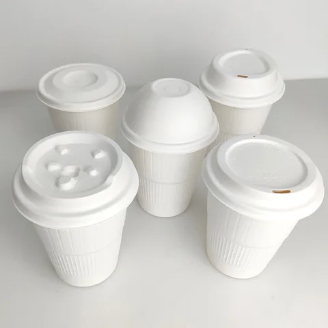 Bekerdeksel Disposable Eco Friendly Paper Lids For Glass Cups Coffee Cup Lid 8oz