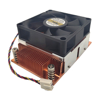 COOLSERVER LGA2011 CS-2011-2U3C-N Refroidisseur de processeur pour serveur Boîtier d'ordinateur silencieux Ventilateur en cuivre et aluminium à double roulement à billes Radiateur 125W