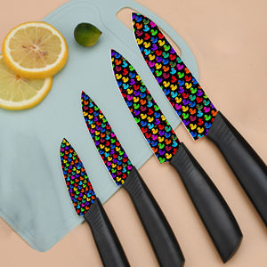 Nuevo Juego de Cuchillos de Chef de Cerámica con Mangos de Plástico, 4 Piezas, Resistentes, para Procesamiento de Carne, Carnicería, Entrega Rápida, Envío Gratuito - Product Image 1