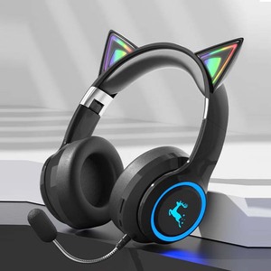 Profesional lindo gato inalámbrico para niños para auriculares <span class=keywords><strong>Bluetooth</strong></span> función de grabación AAC codificado para móvil de viaje - Product Image 4
