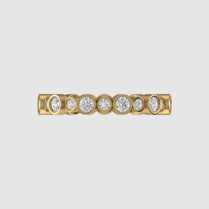 7 US Size Round Cut Lab Grown Diamond <b>Ring</b> <b>925</b> <b>Silver</b> 9kt, 14kt, 18kt Gold <b>Rings</b> for Women's Jewelry - Product Image 2