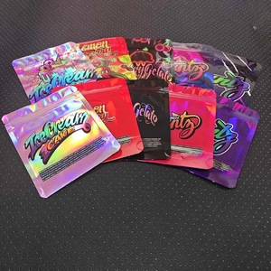 Sachet Doypack refermable anti-odeur, résistant aux enfants, imprimé sur mesure, 3,5 g, en Mylar PE 0,12 mm pour emballage alimentaire - Product Image 2
