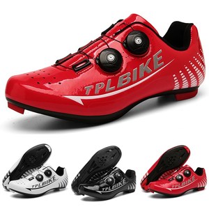 Tplbike Cycling Shoes EVA Rubber Sole Mesh Lining Road Bike Clipless Outdoor Sports Footwear - Product Image 1