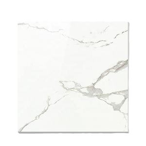 <span class=keywords><strong>Piastrelle</strong></span> smaltate <span class=keywords><strong>bagno</strong></span> <span class=keywords><strong>disegni</strong></span> bagni 24x24 600x600mm porcellana bianca Carrara - Product Image 1