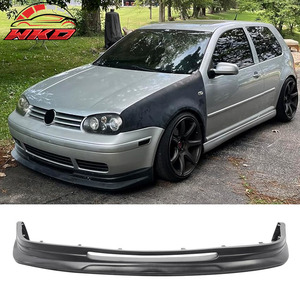 Fits For Volkswagen VW Golf MK4 MKIV 99-04 P1 Style Front Bumper Lip Spoiler <b>Kit</b> PU Auto Parts Automotive Accessories - Product Image 1