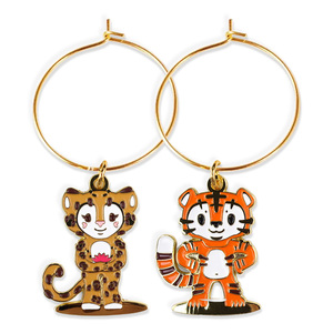 Regalo Aziendale OEM Mini Portachiavi Fai-da-Te Mini Braccialetto Bottiglia di Vetro Charm per Bicchieri da Vino e <span class=keywords><strong>Birra</strong></span> - Product Image 5