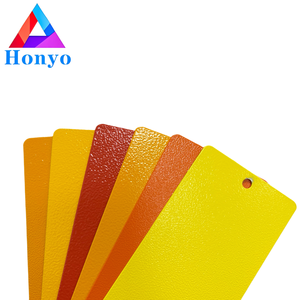 ผงเคลือบแบบเทอร์โมเซ็ตสำหรับเครื่องจักรทางการเกษตรผงเคลือบผิวแบบย่นสีเหลือง - Product Image 3