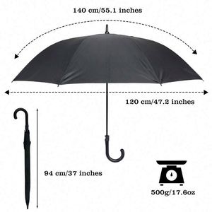 Parapluie de golf personnalisé pas cher - Parapluie droit promotionnel de haute qualité en gros avec logo - Product Image 6