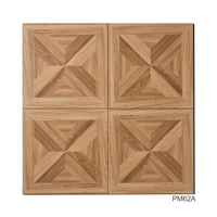 Carrelage en porcelaine pour sol de chambre à coucher, motif bois gris, 600*600