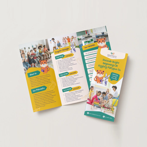 Folleto <span class=keywords><strong>de</strong></span> tres pliegues con impresión personalizada, Manual <span class=keywords><strong>de</strong></span> inscripción para jardín <span class=keywords><strong>de</strong></span> infantes, Folleto triple <span class=keywords><strong>de</strong></span> admisión para jardín <span class=keywords><strong>de</strong></span> infantes - Product Image 1