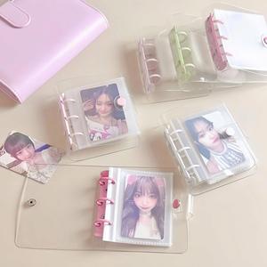 ซองซิปใสแบบมีรู 3 รู MEI YI TIAN รุ่นมินิ  กระเป๋าใส่เอกสาร PVC แบบใสขุ่น  สำหรับใส่สมุดบันทึกแบบ A9  หรือสมุดแพลนเนอร์  แบบรีฟิลได้  มีช่องซิป - Product Image 4