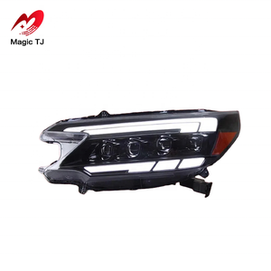 Ensamblaje de Faros LED para <span class=keywords><strong>Honda</strong></span> <span class=keywords><strong>CRV</strong></span> 2012-2014, Luces Diurnas Modificadas, Resistentes al Agua, 6000K, Lentes con Señal de Giro - Product Image 5