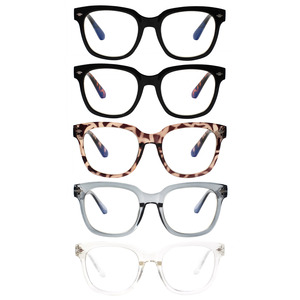 <span class=keywords><strong>Gafas</strong></span> de Lectura con Filtro de Luz Azul, Transparentes, de PC, con Diseño de Tortuga, Unisex, Cuadradas, para <span class=keywords><strong>Presbicia</strong></span>, para Hombre y Mujer, Venta al Por Mayor - Product Image 1
