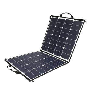 Panneau Solaire Portable Pliable 100W 12V 18V 5.56A à Prix Direct Usine pour Recharge Extérieure, Sac à Main Solaire, Livraison Gratuite - Product Image 1
