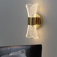 Applique Murale LED Moderne de Luxe pour Intérieur, Haute Performance CRI 90, 8000 Lumens, Durée de Vie 30 000 Heures, Idéale pour Salon, Couloir, Chambre à Coucher, Chevet