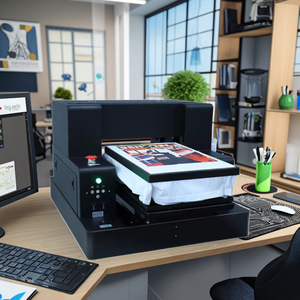 Mới A3 Dệt T-Shirt Kỹ Thuật Số Máy In Phun Tự Động L805 Dtf Dtg Trực Tiếp Máy May 60Cm In Kích Thước Xp600 In - Product Image 3