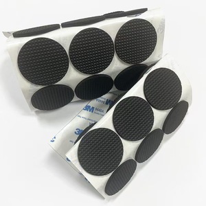 Almohadillas Antideslizantes de Goma Redondas Autoadhesivas Personalizadas, Protectores de Goma Negros para Muebles y Electrónicos - Product Image 3