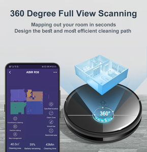 Para el <span class=keywords><strong>Robot</strong></span> <span class=keywords><strong>Aspirador</strong></span> ABIR R30 con Tecnología Láser, Limpieza en Seco y Húmedo para Uso Doméstico, Modelo X8 con Batería - Product Image 5