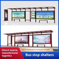 Fourniture directe d'usine Simple LED Lightbox Abris de bus Panneau commercial pour une utilisation en extérieur Rectangle en aluminium pour les villes