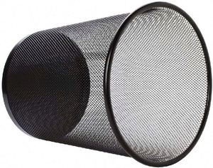 4 Pack Trash Can Mesh Recycling <b>Bins</b> Garbage <b>Small</b> Waste Baskets for Office Home Round Open Top Wastebasket - 2.5 Gallon IRON - Product Image 2