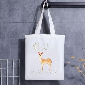 Black and White <b>Canvas</b> <b>Tote</b> <b>Bags</b> for Ladies Handbags Christmas Reusable Laminated s <b>Canvas</b> <b>Tote</b> Shopping <b>Bag</b> Lady Shoulder <b>Bag</b> - Product Image 3