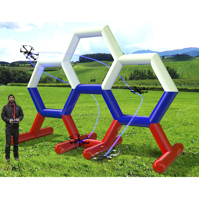 Easy Set-up PVC Drone Racing Inflatable Obstacles Gates Drone FPV Racing Full Set Inflatable Sport Game