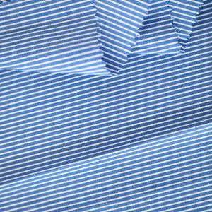 Azul blanco rayas 100% tela de algodón 32/S 100gsm patrón tejido para ropa de cama ropa de chef uniforme pantalones camisa de niño vestido - Product Image 4