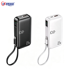 Batterie externe Li-Polymère haute capacité 10000mAh avec charge rapide PD et écran LED pour téléphone - Product Image 1