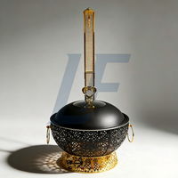 Plat de service de buffet de restaurant en acier inoxydable, chauffe-plats de luxe de 8 L à alimentation alcoolisée pour la restauration