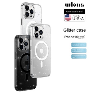 เคสโทรศัพท์ใสกันกระแทกแบบแม่เหล็กกลิตเตอร์ 4 แพ็ค สำหรับ 17 Pro Max และ 16 Pro - Product Image 3