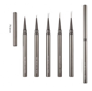 5 pièces Nail Art Liner brosses peint à la <span class=keywords><strong>main</strong></span> brosse acrylique UV Gel couleurs peintures constructeur <span class=keywords><strong>dessin</strong></span> stylo bricolage <span class=keywords><strong>manucure</strong></span> conception accessoires - Product Image 1