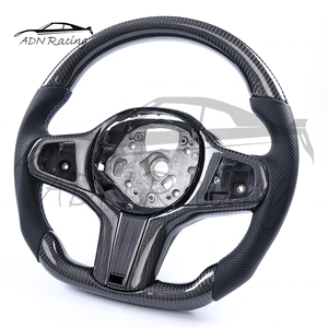 Volante de Fibra de Carbono y Cuero para <span class=keywords><strong>BMW</strong></span> G30 G01 M5 M8 X3 X5 525I 530I 540I con Calefacción - Product Image 2