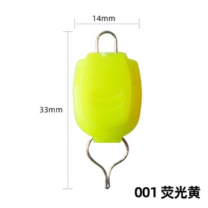 Support de ligne de pêche en gros, 10 couleurs, avec clip de fixation et bloque-ligne pour moulinet d'appât - Product Image 5