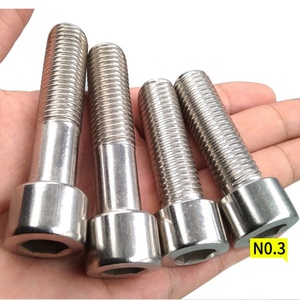 Tinh Khiết Titan Hợp Kim Hình Lục Giác Ổ Cắm Vít M 2 3 4 5 6 8 10 12 Cốc Đầu <span class=keywords><strong>DIN</strong></span> <span class=keywords><strong>912</strong></span> Titan Bolt Cho Titan Hợp Kim Vít Cắt - Product Image 5