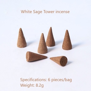 I001 Offre Spéciale en vrac californie Blanc sage <span class=keywords><strong>feuilles</strong></span> écrasées incensepills cône encens Fil encens - Product Image 4