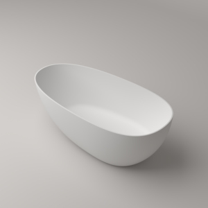 Prix usine taille/couleur/forme personnalisé pierre artificielle de qualité royale surface solide forme ovale petite baignoire européenne - Product Image 4