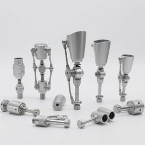 Adaptateur de tube carré pour composants de prothèse de jambe personnalisée, adaptateur de prothèse, membres artificiels, prothèse de jambe avec adaptateur de tube à verrouillage - Product Image 2