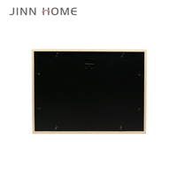Jinn Home 3pcs 4x6in Tapis de cadre photo en bois Cadres photo suspendus Clips Support d'affichage Affichage mural