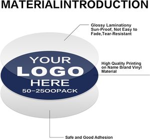 1-2500 tùy chỉnh phim hoạt hình sticker cuộn 1 "-10" inch cá nhân không thấm nước PVC nhãn doanh nghiệp công ty dán thiết kế bất kỳ Logo - Product Image 4