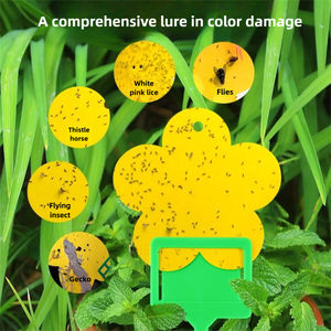 डबल-पक्षीय पीले बोर्ड कीट जाल जाल वाली गेको डिजाइन बालकनी वनस्पति वनस्पति रोपण भूमि सम्मिलन घरेलू उपयोग - Product Image 5