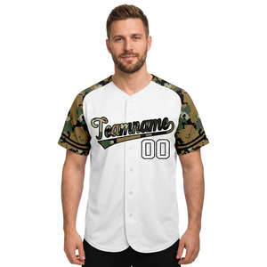 Baseball Softball Uniforms Custom Printed Sublimation Breathable Anti-Bacterial Quick Dry Solid Front Plus Size Short Sleeve - Product Image 1