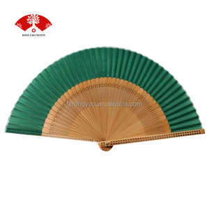 Sản phẩm mới 2025 Trung Quốc nhà sản xuất cầm tay tre gấp người hâm mộ khắc quạt tay tre với trường hợp tùy chỉnh logo của bạn - Product Image 5