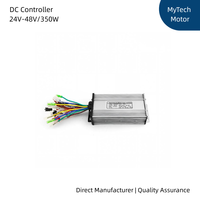Contrôleur de moteur CC sans balais à double mode 24V/36V/48V 350W avec marche arrière, régulateur de vitesse et interrupteur 3 vitesses pour vélo électrique