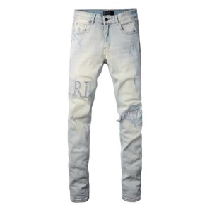 <span class=keywords><strong>Jeans</strong></span> da <span class=keywords><strong>Uomo</strong></span> Hip Hop All'Ingrosso, Alta Qualità, Elasticizzati, Stampa 3D, Ecologici, Lavaggio Chiaro, Stile Moderno - Product Image 3