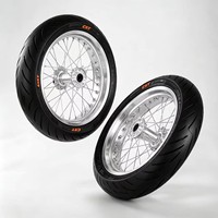 Kit de conversion Supermoto Sur-Ron Light Bee X avec roues de 17 pouces, moyeu CNC en aluminium pour LBX Street Motard Racing, pneus 90/80-17