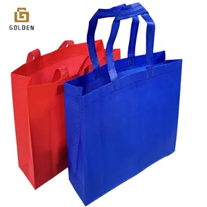 حقائب تسوق PP غير منسوجة مخصصة للسوبر ماركت قابلة لإعادة الاستخدام حقائب تسوق عالية الجودة مع شعارات مطبوعة