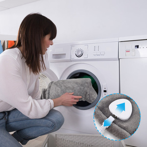 Châle chauffant pour les épaules et le cou avec niveaux de température et minuteurs – Coussin chauffant pour la maison et le bureau - Product Image 5