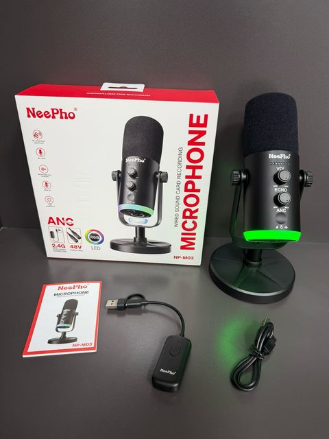 NP-M01 NP-M02 NP-M03 Microphone - Capacitive Desktop Microphone for Voice Host - Capacitive Sound Card Microphone